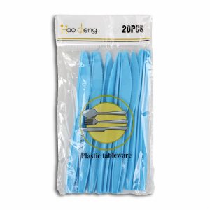 Cuchillo Plástico Celeste PARTY X 20 Uds