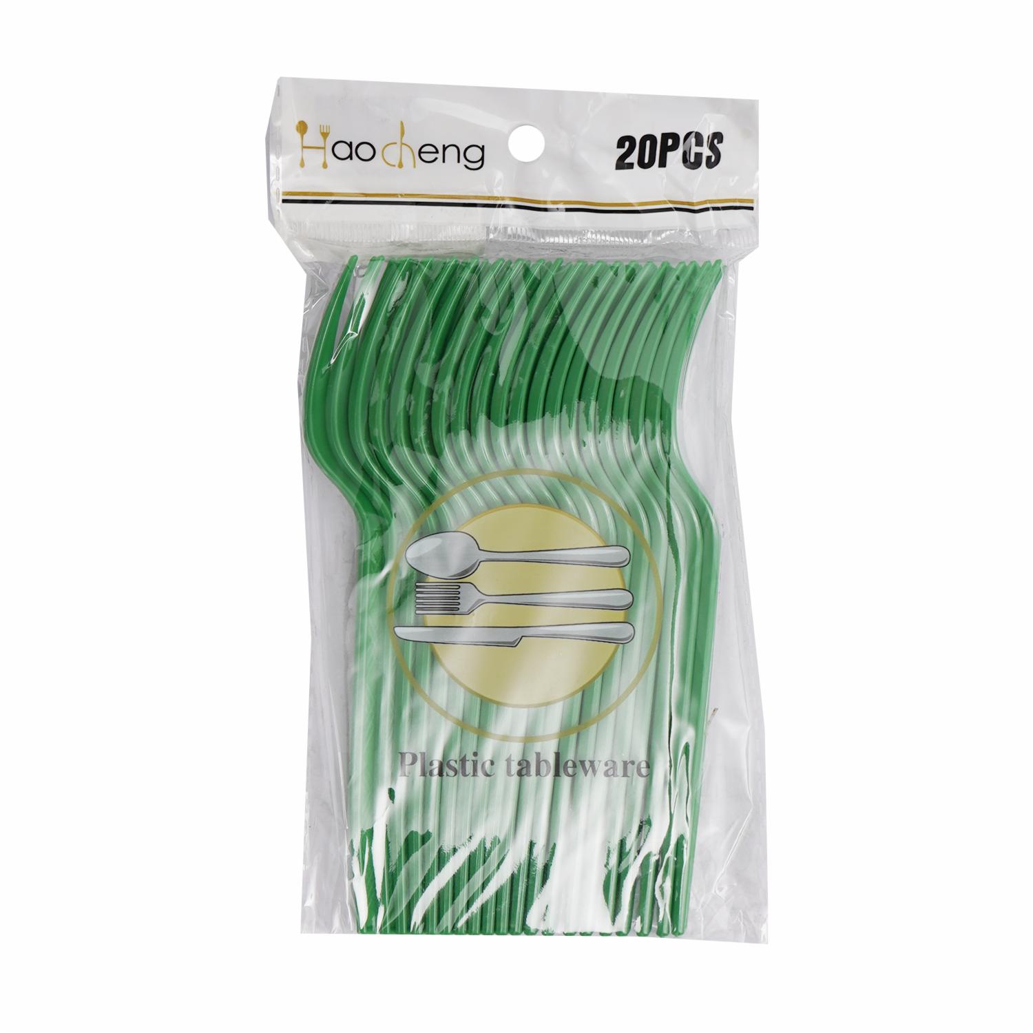 Tenedor Verde Oscuro PARTY Unidad