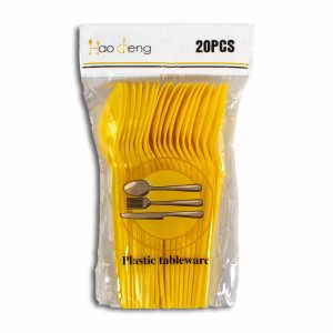 Cucharita Plástica Amarilla PARTY X 20 Uds
