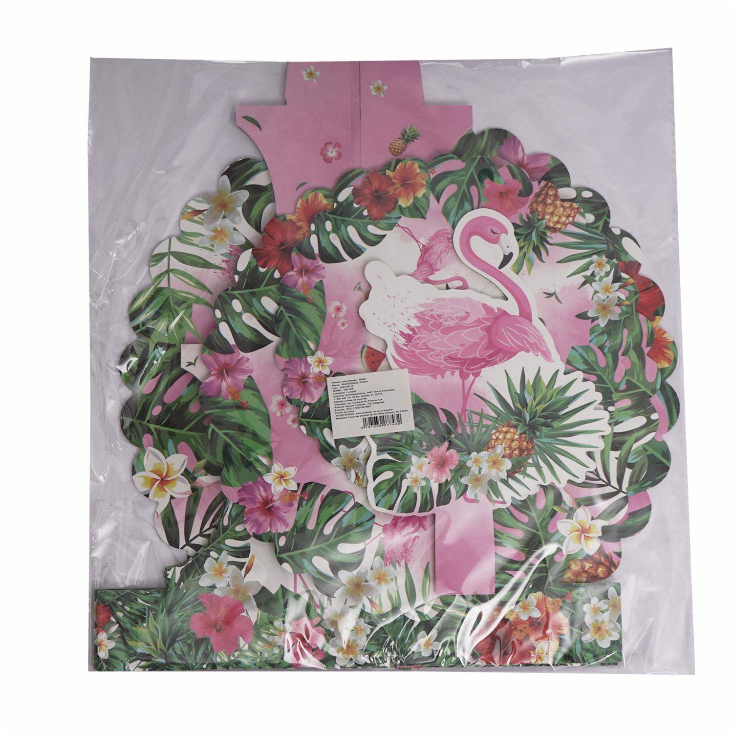 Base Para Cupcakes Flamingo PARTY Unidad