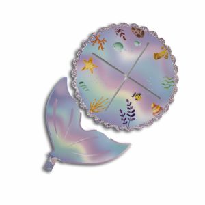 Base Para Cupcakes Diseño Sirena PARTY Unidad