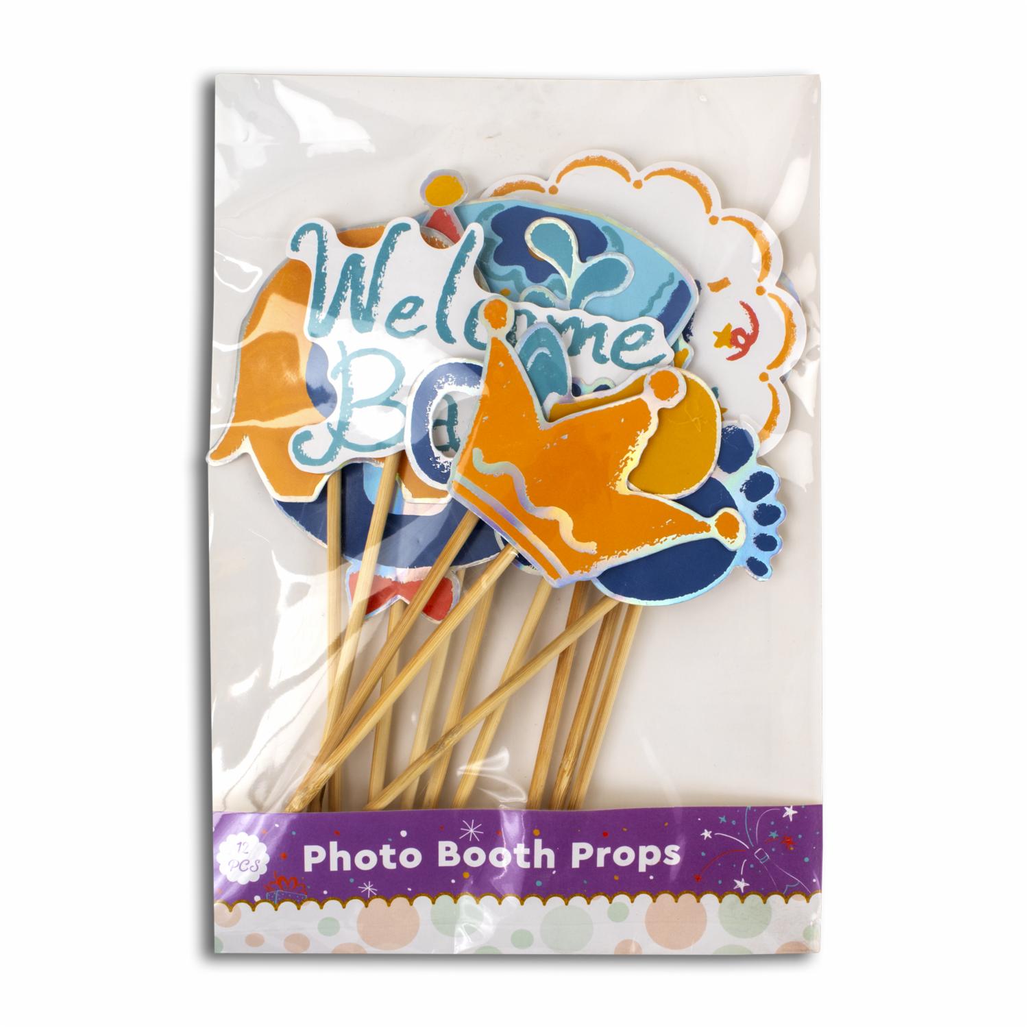 Accesorios Para Fotos Rosado PARTY X 12 Uds