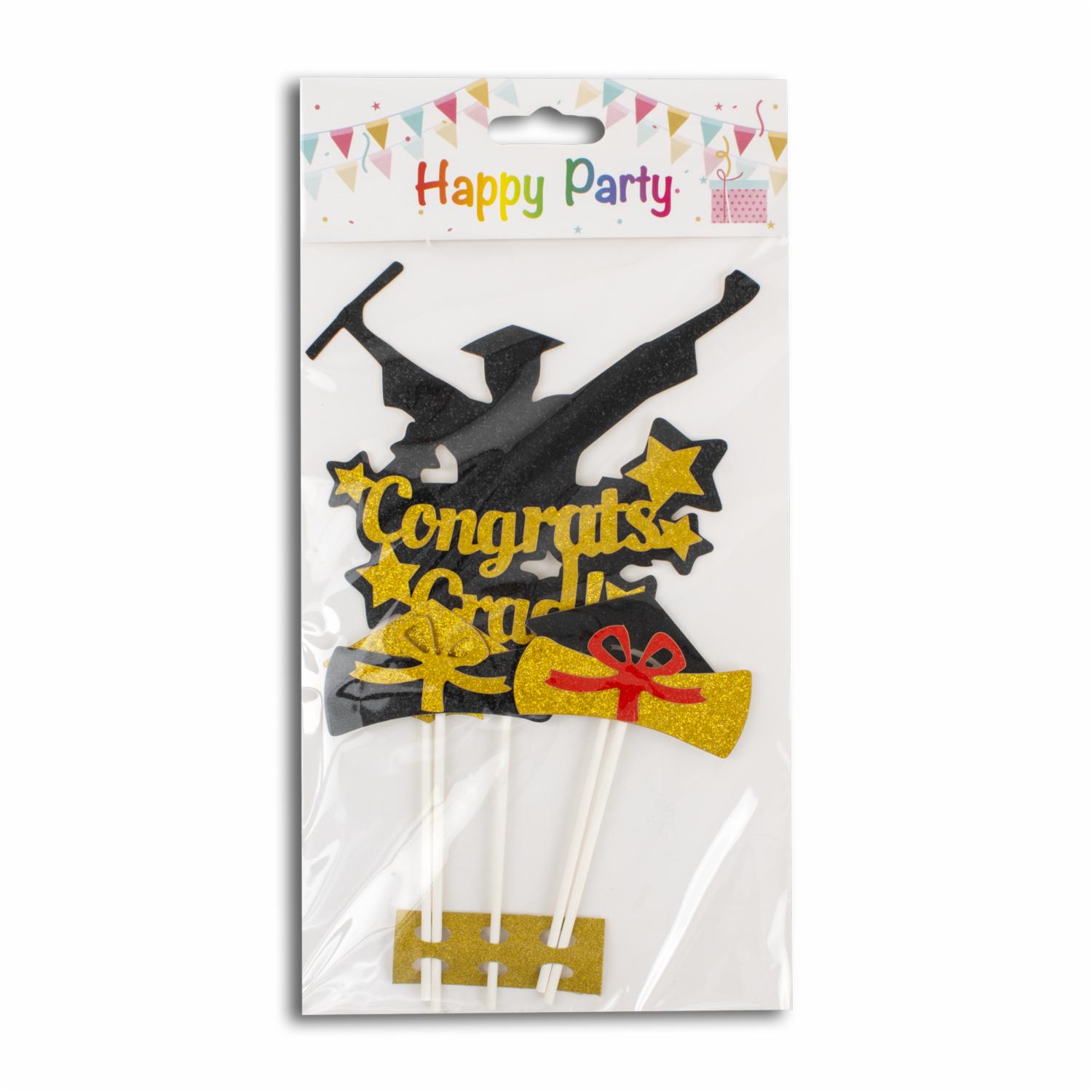 Accesorios Para Pastel Diseño Graduación PARTY Unidad