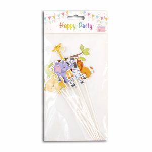 Accesorios Para Pastel Diseño Animales PARTY