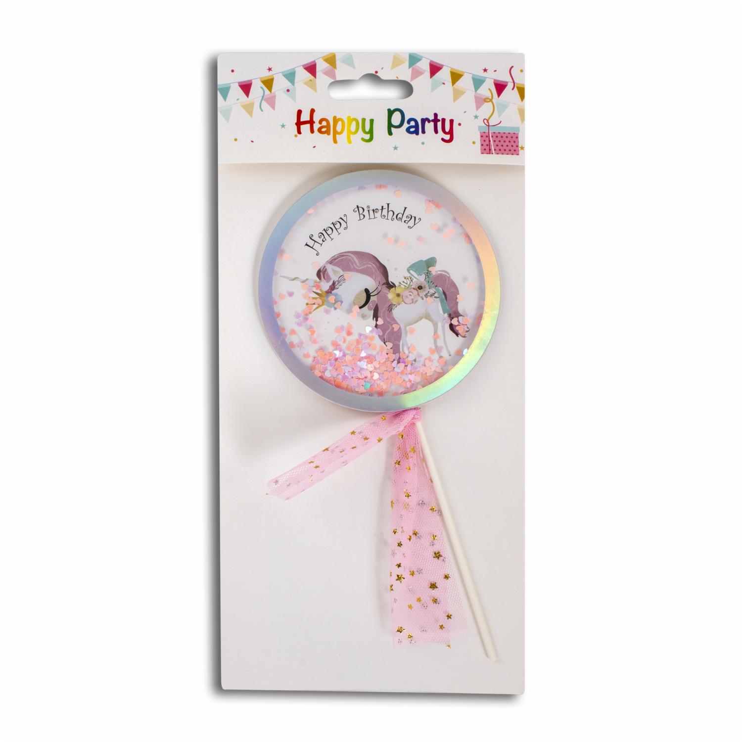 Accesorios Para Pastel Rosado PARTY Unidad