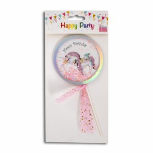 Accesorios Para Pastel Rosado PARTY Unidad