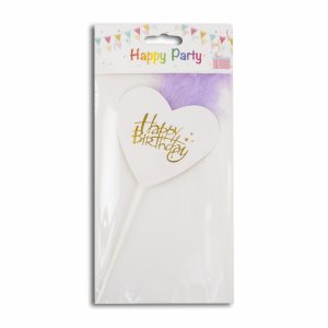 Accesorios Para Pastel Diseño Pluma Morada PARTY Unidad