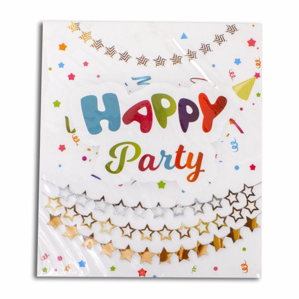 Accesorios Para Fiesta Cortina Pared Plateado PARTY - Image 2
