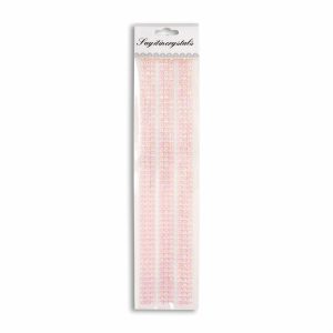 Adhesivo Redondo Pequeño Surtido Rosa Y Blanco LAYITINCRYSTALS
