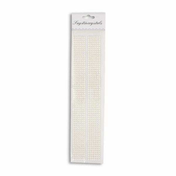 Adhesivo De Perlas Blancas Para Decorar LAYITINCRYSTALS