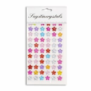 Flores Adhesivas Multicolores LAYITINCRYSTALS