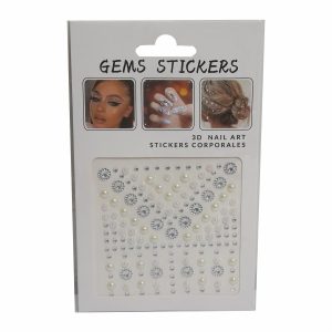 Adhesivo Facial Plateado LAYITINCRYSTALS Unidad