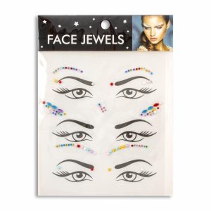 Adhesivo Facial Multicolores Brillosos LAYITINCRYSTALS Unidad