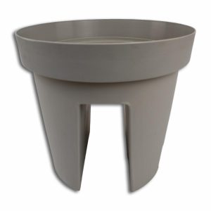 Maceta Para Baranda Color Blanco LPS 28 X25 Cm