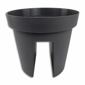 Maceta Para Baranda Color Gris LPS 28 X25 Cm