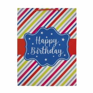 Funda De Regalo Diseño Feliz Cumpleaños X 4 Uds JIA 31 X 40 X 12 Cm