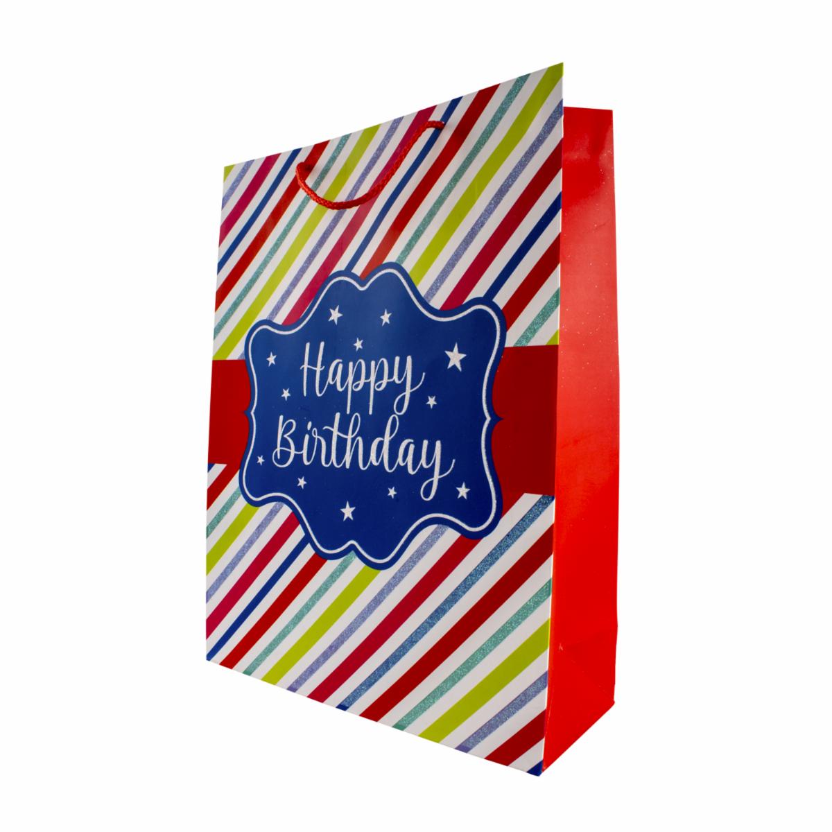 Funda De Regalo Diseño Feliz Cumpleaños X 4 Uds JIA 31 X 40 X 12 Cm - Image 2