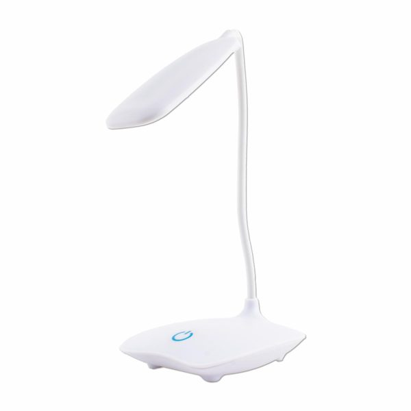 Lampara De Mesa Ovalada Recargable Blanca FANGYUAN - Image 2