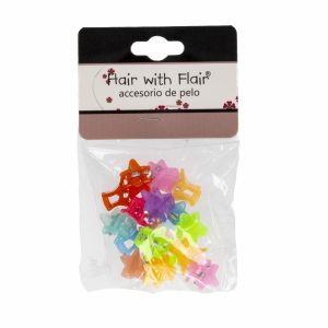 Clips De Cabello De Estrella Multicolor HAIR WITH FLAIR Set