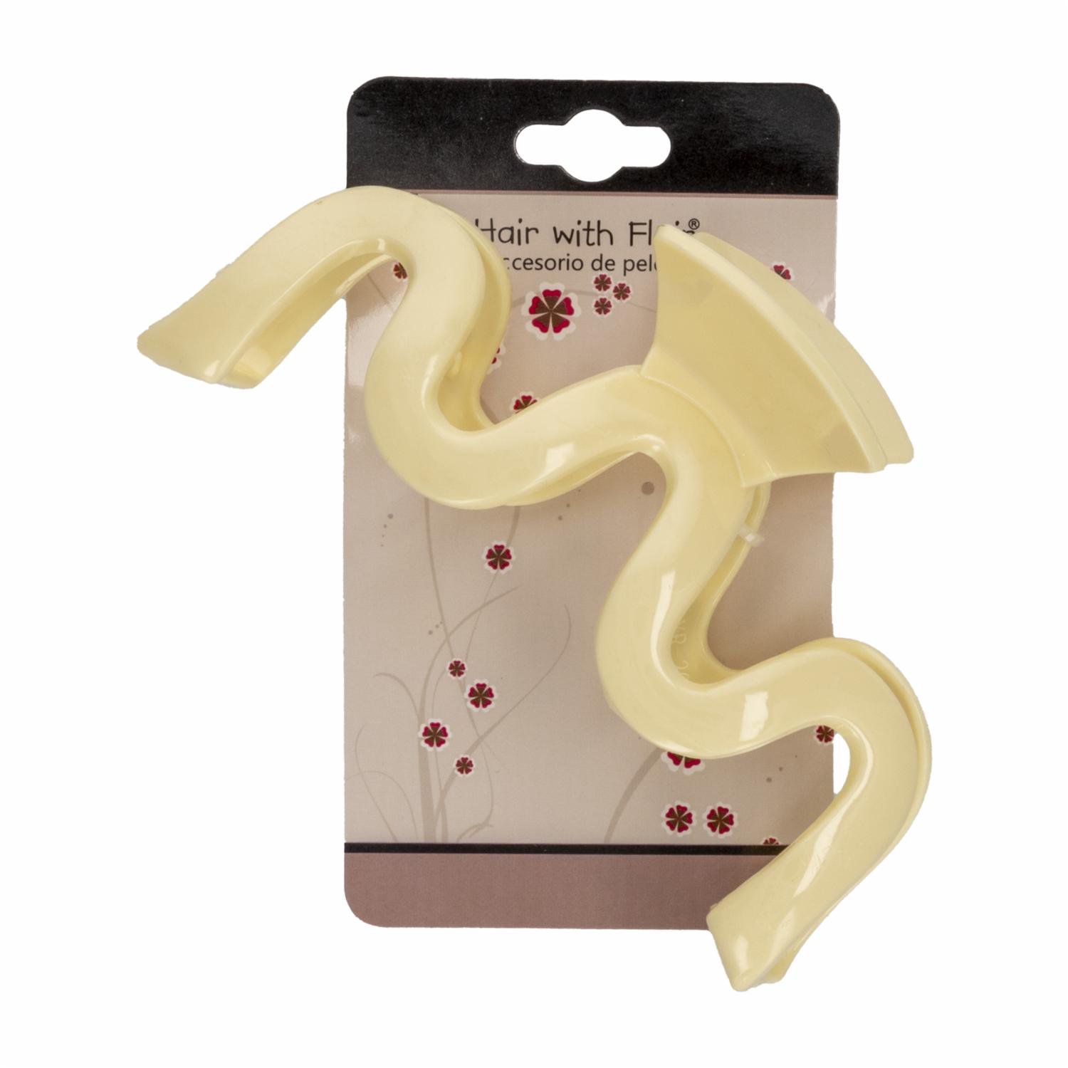Vinchas Para Cabello Crema HAIR WITH FLAIR Clip