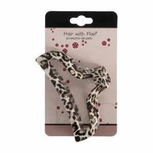 Vincha Para Cabello Clip Diseño Animal Print HAIR WITH FLAIR Unidad
