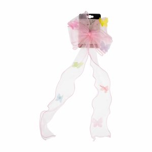 Lazo Para Cabello Con Mariposas Color Pastel HAIR WITH FLAIR