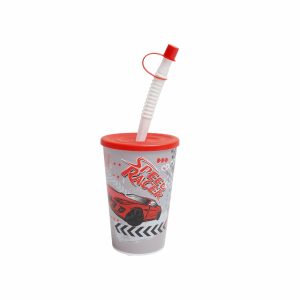 Vaso Con Sorbete Diseño Carro Rojo HEREVIN 340 Ml