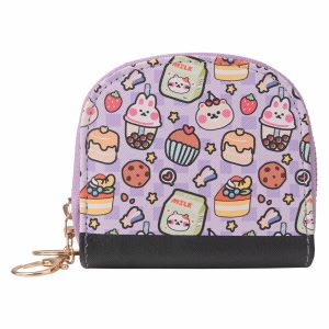 Monedero Con Cierre Estampado Conejo XIONGDI WALLET Talla Única