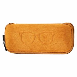 Estuche Para Gafas Gamuza Color Mostaza PULSE