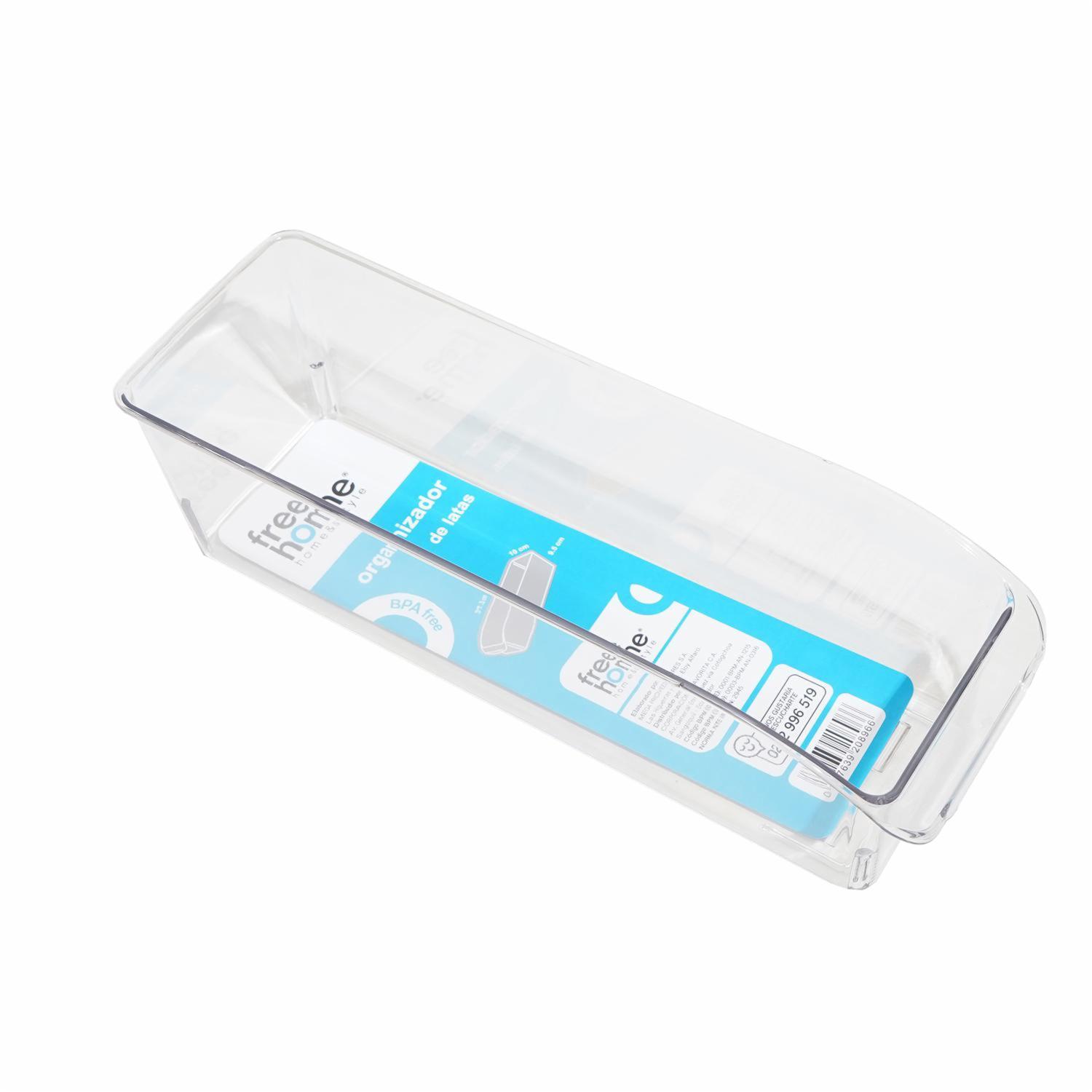 Organizador De Latas Transparente FREE HOME 31,5 X 10 X 9,5 Cm