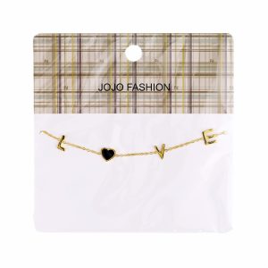 Pulsera Letras Love JOJO FASHION Dorado