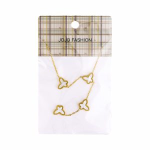 Collar Dijes Mariposa Nácar JOJO FASHION Dorado