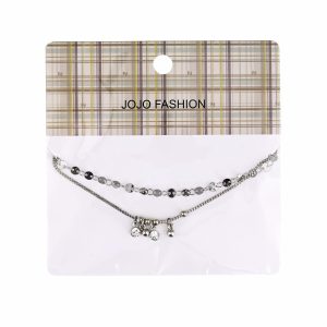 Pulsera De Círculos JOJO FASHION Plateada