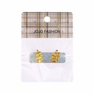 Aretes Para Dama Argolla Dorada JOJO FASHION Gruesa