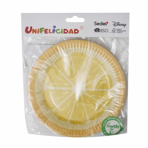 Plato Limón UNIFELICIDAD X 10 Uds