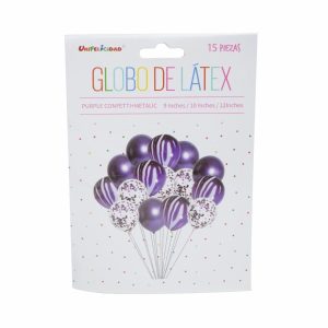 Juego De Globos Varios Colores UNIFELICIDAD