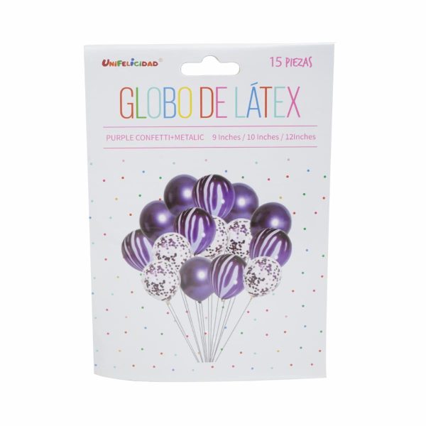Juego De Globos Varios Colores UNIFELICIDAD