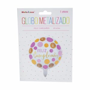 Globo Feliz Cumpleaños UNIFELICIDAD 18 Pulgadas