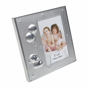 Porta Retrato Animado Surtido Plateado (Display24) WORLD 7,5x10Cm