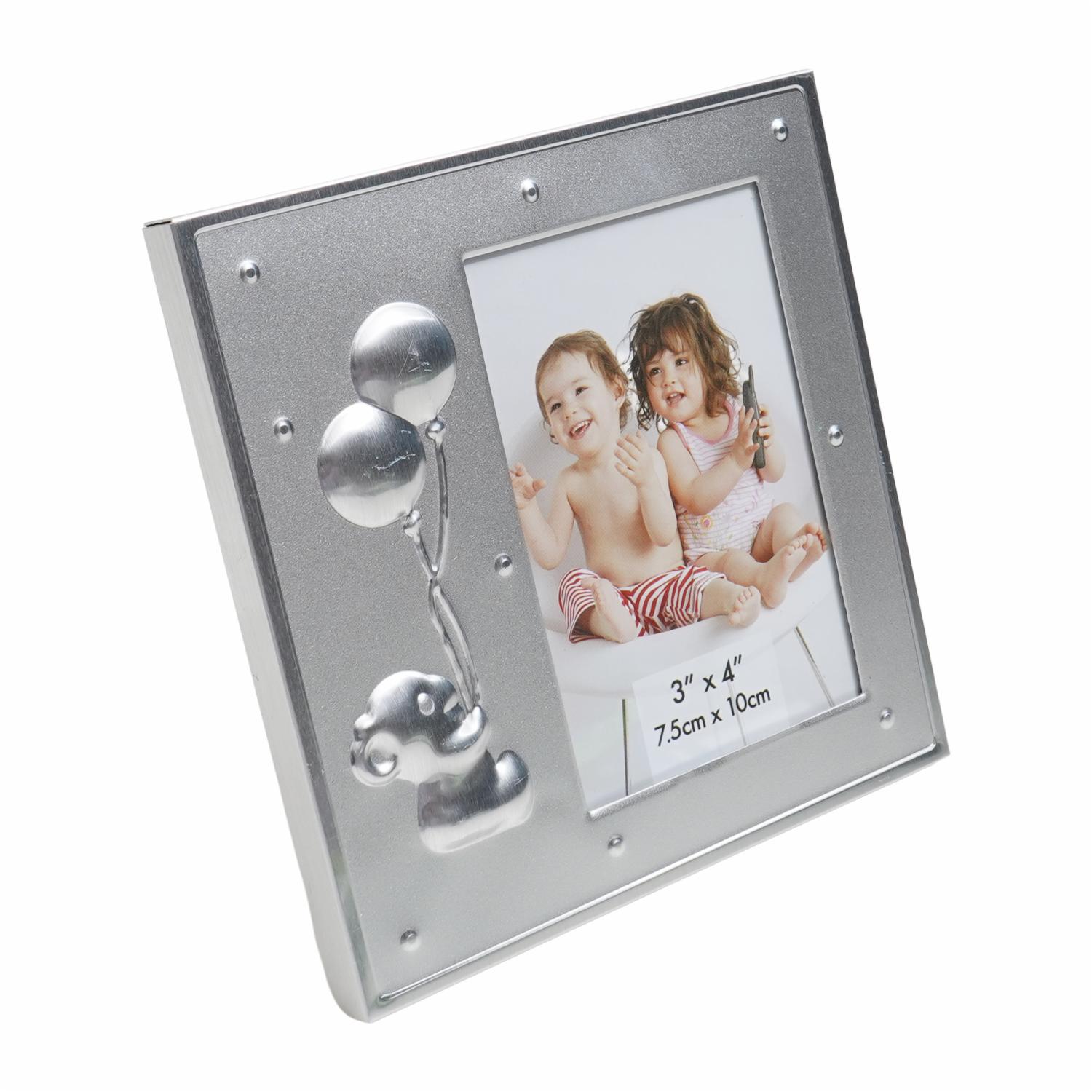 Porta Retrato Animado Surtido Plateado (Display24) WORLD 7,5x10Cm