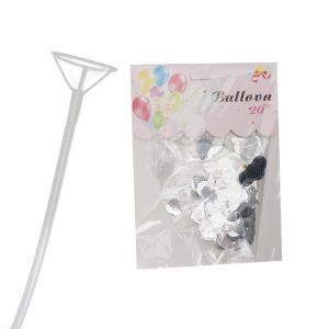 Globo Transparente Con Confeti N.20 EASTERN BALLOON X 3 Uds