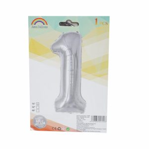 Globo Plateado JIESHENG BALLOON N°1