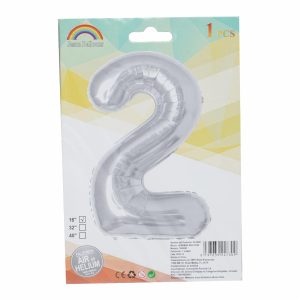 Globo Plateado JASON BALLOONS N°2