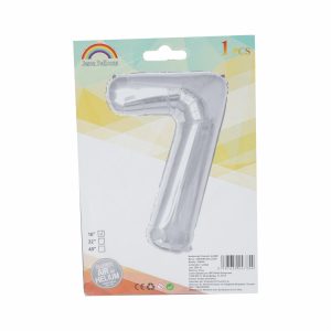 Globo Plateado JIESHENG BALLOON N°7
