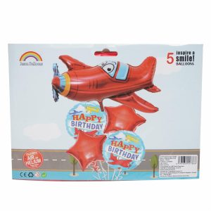 Globo Fiesta Avión JIESHENG BALLOON X 5 Uds