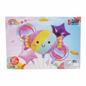 Globo Fiesta JIESHENG BALLOON X 5 Uds