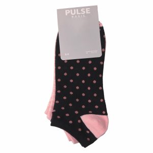 Medias Tobillera X 3 PULSE Talla 9-11
