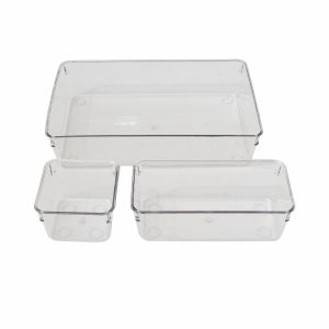 Set Cajas Organizadoras Acrilicas SKYLAR 3 Piezas