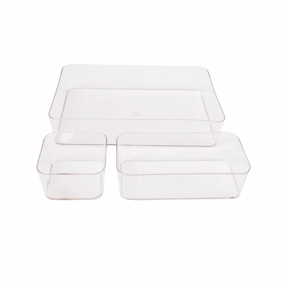 Set Cajas Organizadoras Acrilicas SKYLAR 3 Piezas