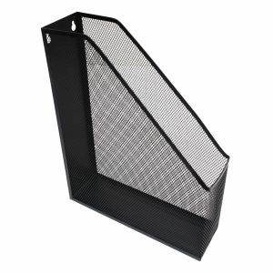Organizador De Revistas De Alambre Negro SKYLARK 31.5X25X7.5CM